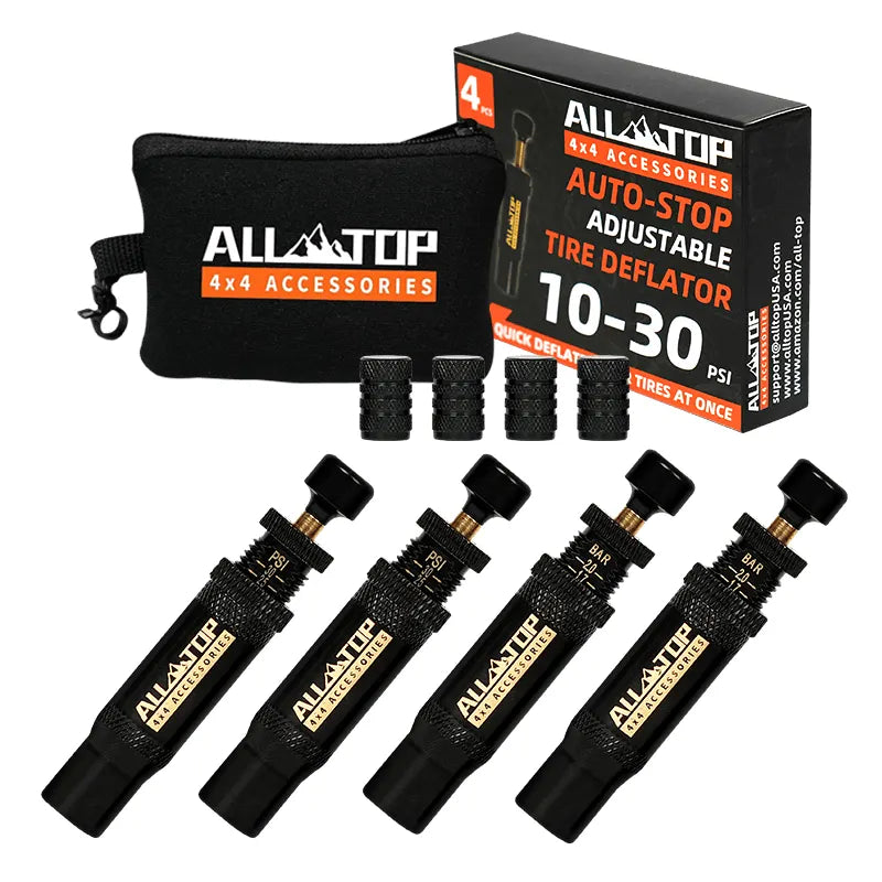Auto-Stop Tire Deflators